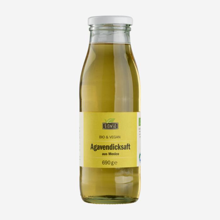 Bio Agavendicksaft 690g in der Pfandflasche