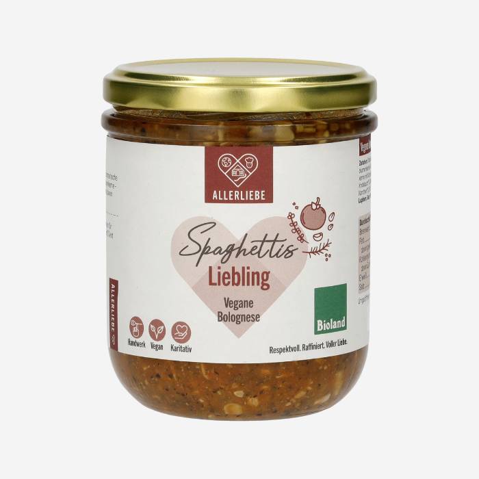 ALLERLIEBE Bio Bioland Vegane Bolognese 420g