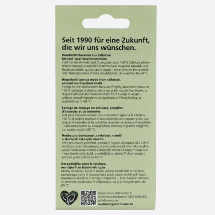 Spülschwämme mit Naturfasern, 2er Pack