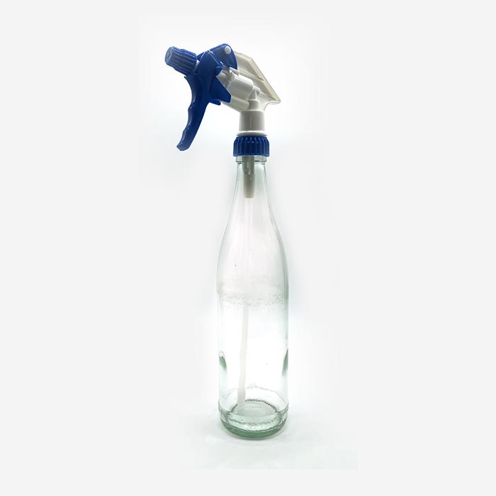 Glass spray bottle for cleaning tabs, 500 ml