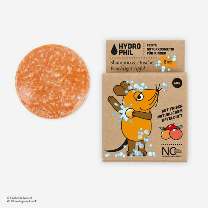 Festes 2in1 Shampoo und Dusche für Kinder – mit der Maus
