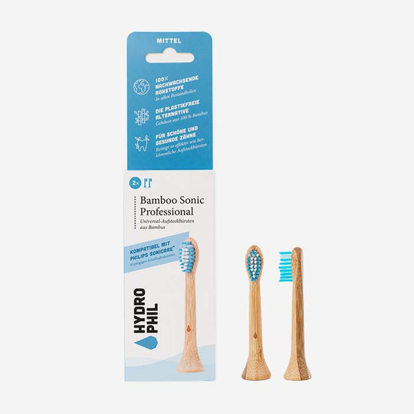 Nachhaltige Aufsteckköpfe für Phillips Sonicare Schallzahnbürsten, Hydrophil