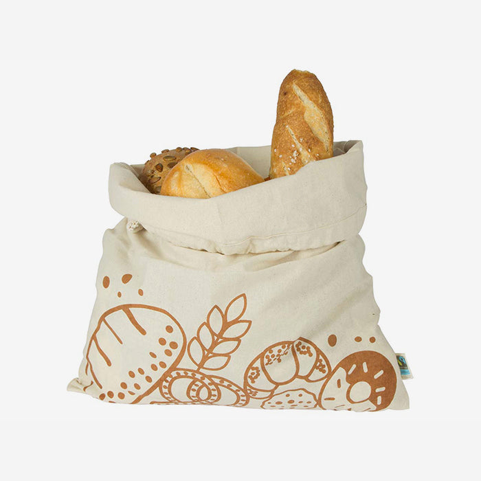 Brotbeutel aus Bio-Baumwolle 2er Pack