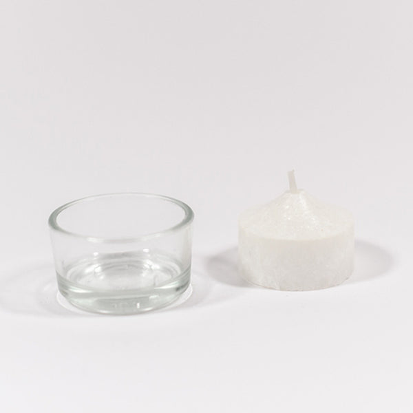 Teelicht Halter aus Glas